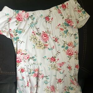 Never worn floral pattern dress